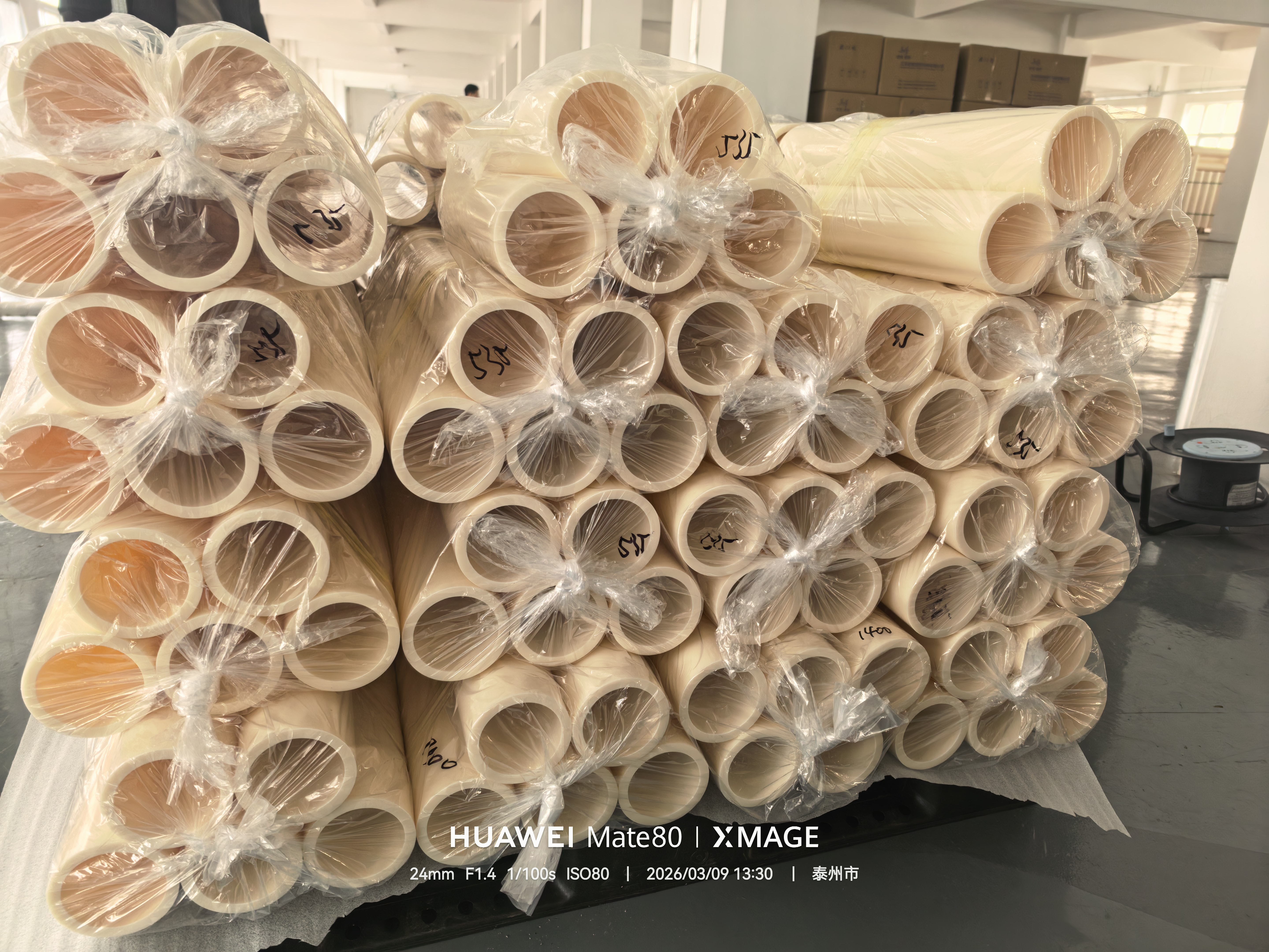 Hongkai Plastics Successfully Delivers First Batch of High-Performance ABS Core Tubes to Foshan This Year